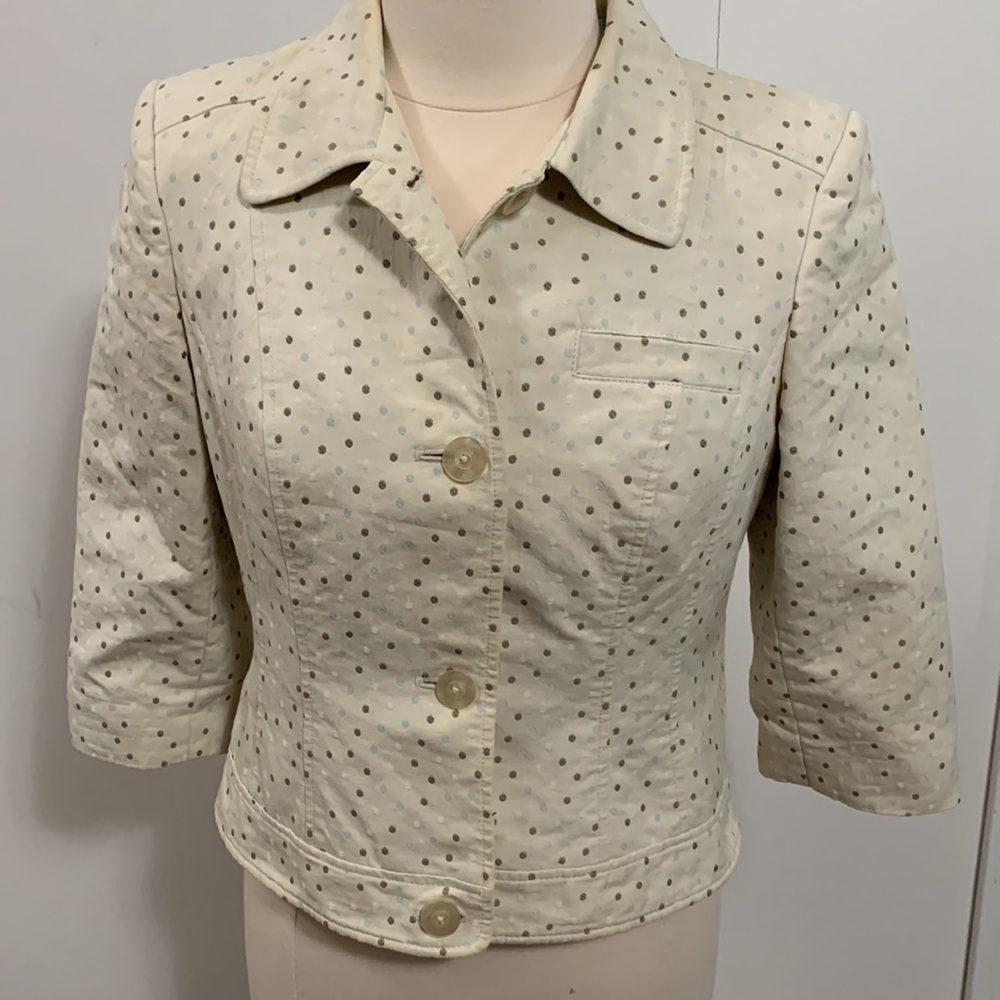 Talbots Petites Jacket Sz 12, good condition some collar discolor may wash out